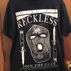 Young & Reckless Graphic Tee Size M